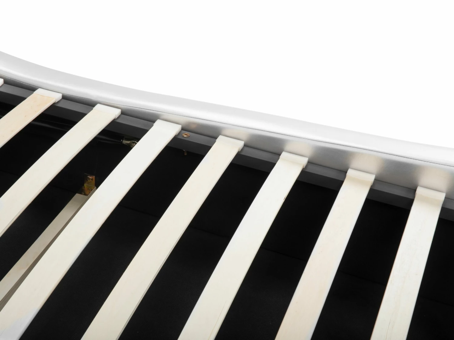 Bett Kunstleder Silber Mit Bettkasten Hochklappbar Verschiedene Größen AVIGNON – Bild 9