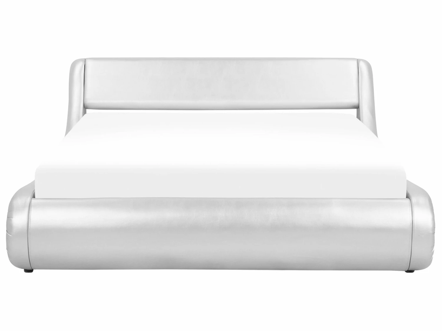 Bett Kunstleder Silber Mit Bettkasten Hochklappbar Verschiedene Größen AVIGNON – Bild 7