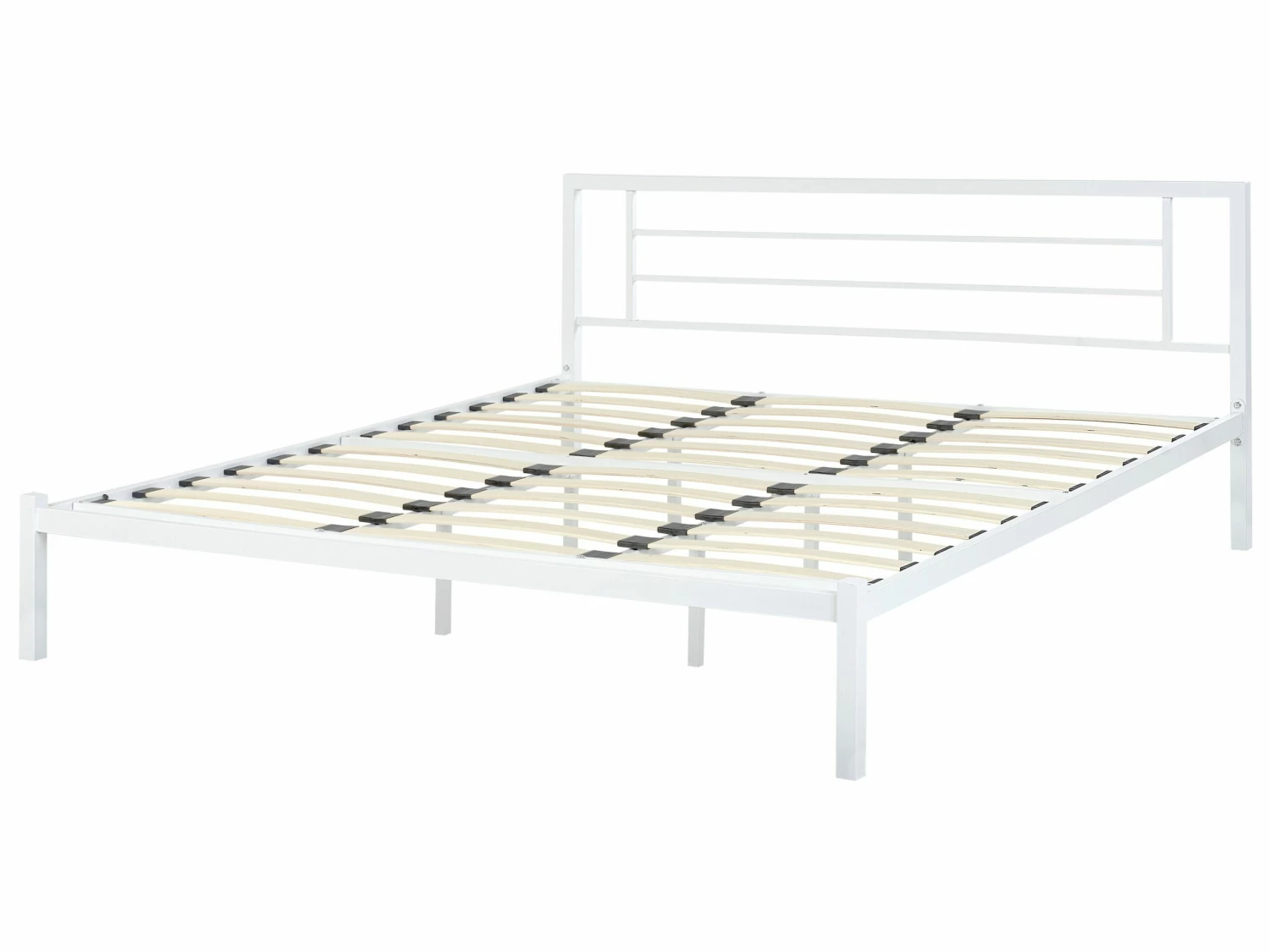 Metallbett Weiß Mit Lattenrost Verschiedene Größen CUSSET – Bild 4