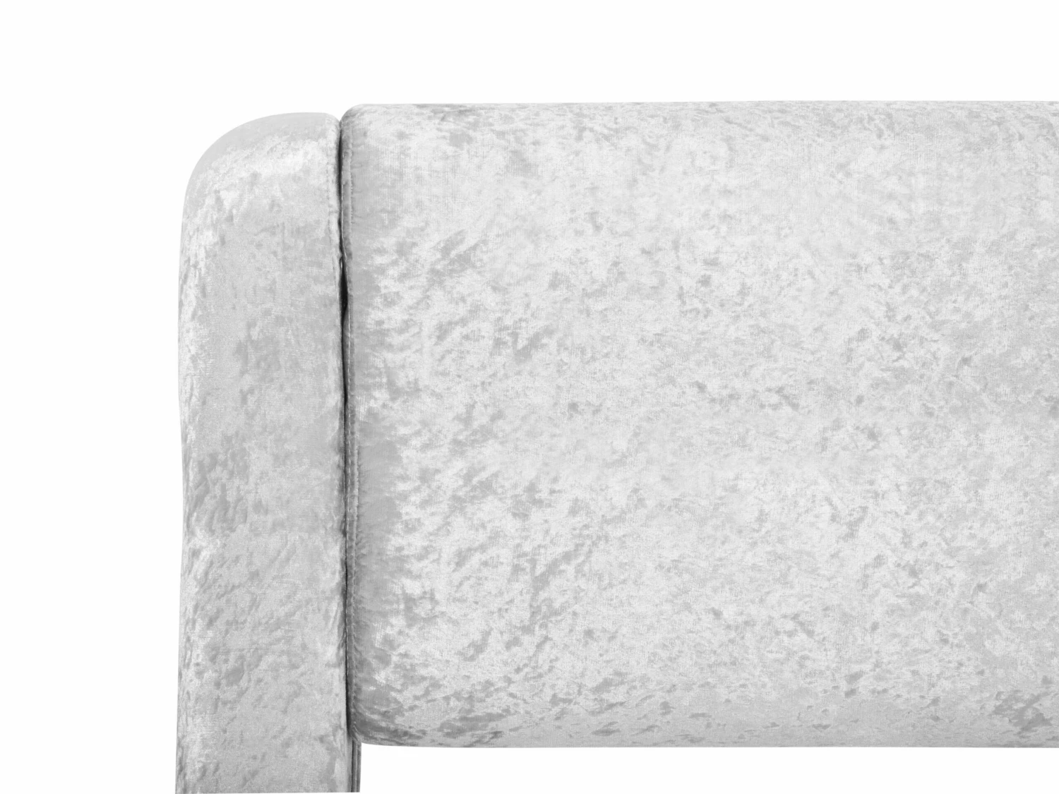 Wasserbett Samtstoff Silber Verschiedene Größen AVIGNON – Bild 5