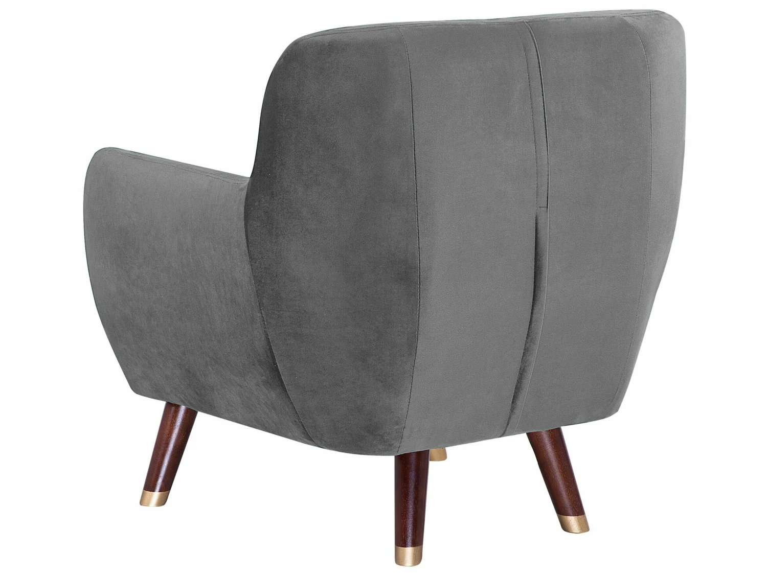 Sessel Samtstoff Grau BODO – Bild 6