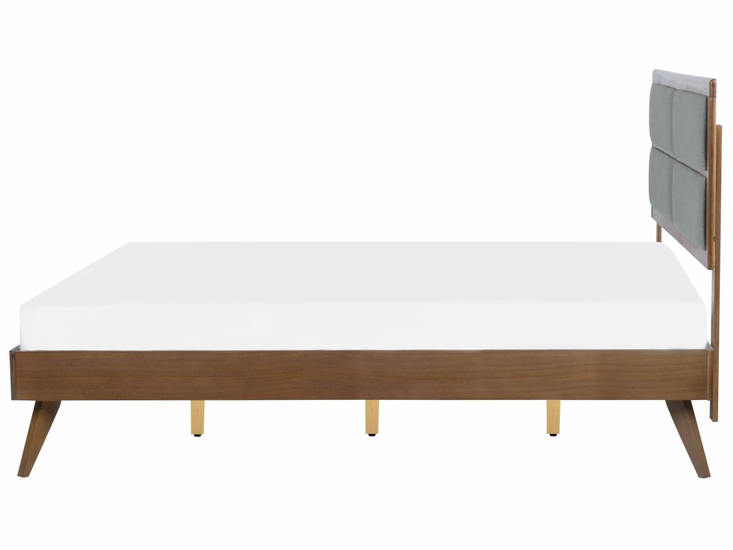 Holzbett Dunkelbraun Lattenrost Verschiedene Größen POISSY – Bild 4