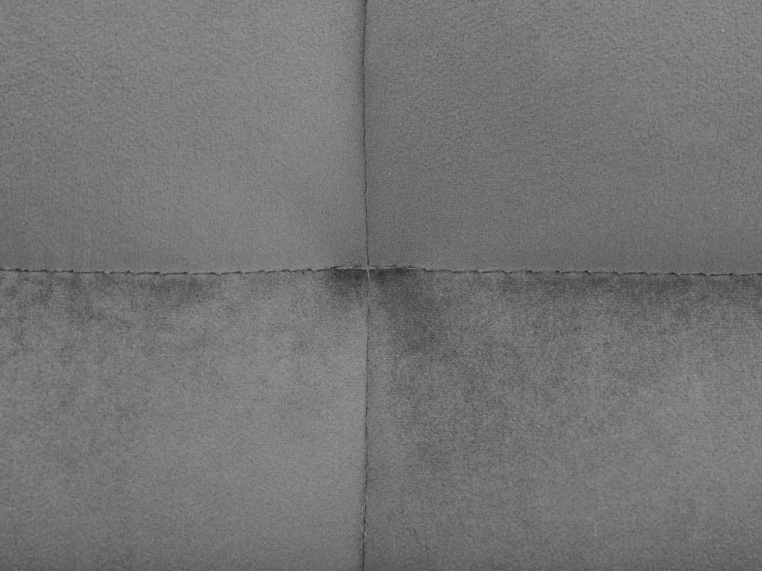 Bett Samtstoff Grau Verschiedene Größen SENLIS – Bild 10