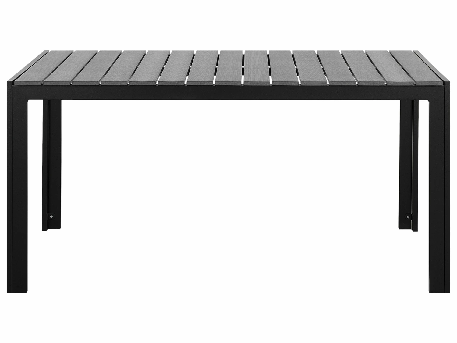 Gartentisch Kunstholz Grau 150 X 90 Cm COMO – Bild 4