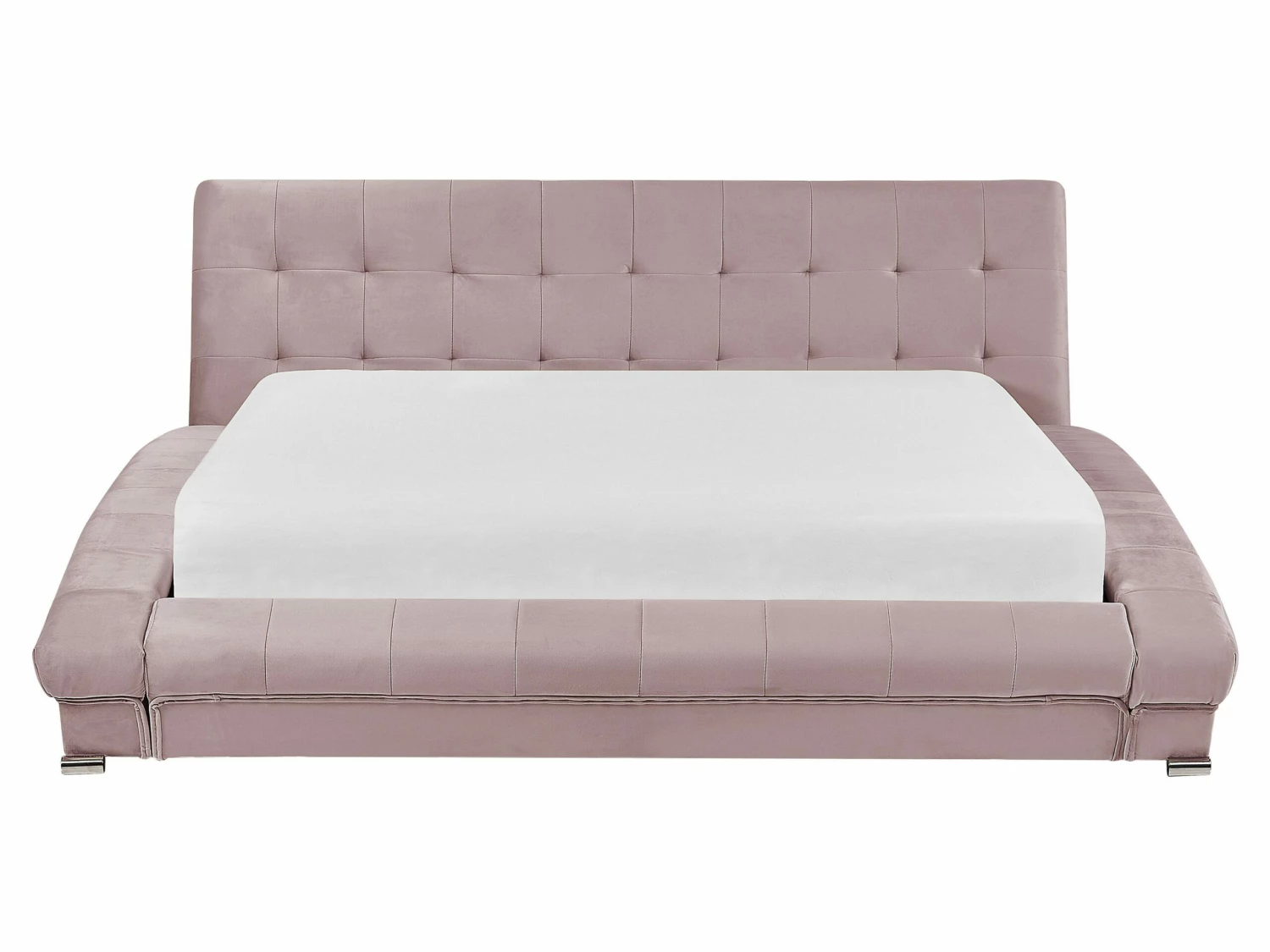 Wasserbett Samtstoff Rosa 160 X 200 Cm LILLE – Bild 3