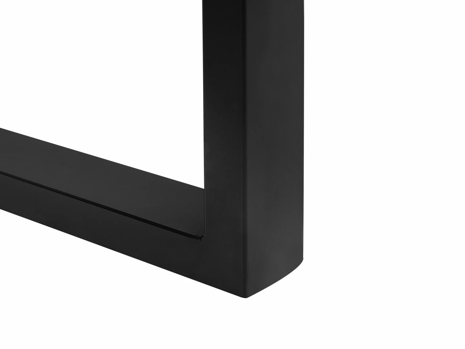 Esstisch Akazienholz Hellbraun / Schwarz Verschiedene Größen HEBY – Bild 9