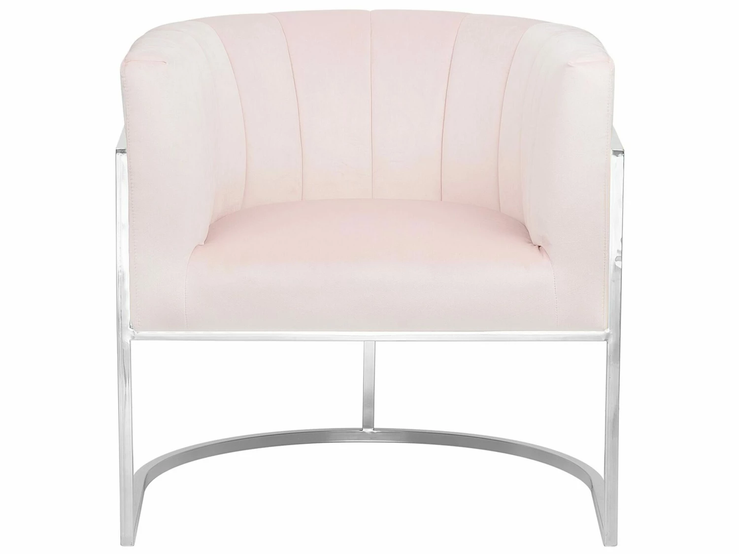 Sessel Samtstoff Rosa LARVIK – Bild 5