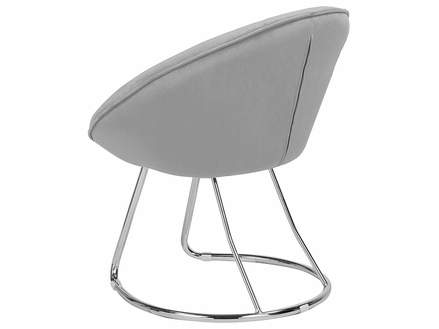 Sessel Samtstoff Grau FLOBY – Bild 4