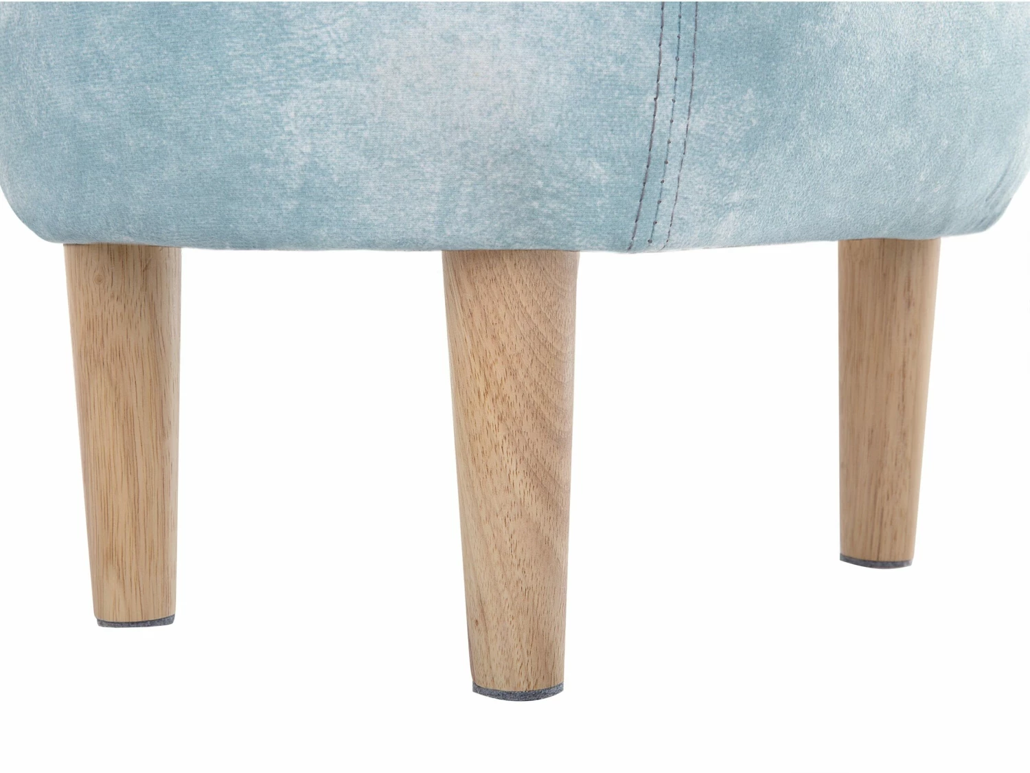 Hocker Polsterbezug Mit Stauraum Hellblau REINDEER – Bild 10