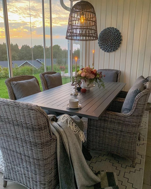 Gartenmöbel Set Aluminium Grau 6-Sitzer CASCAIS – Bild 3