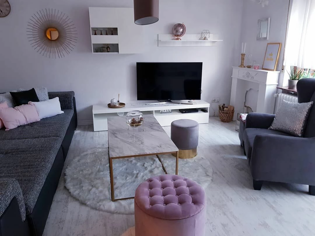 Couchtisch Beige / Gold Marmor Optik Rechteckig 60 X 100 Cm DELANO – Bild 6