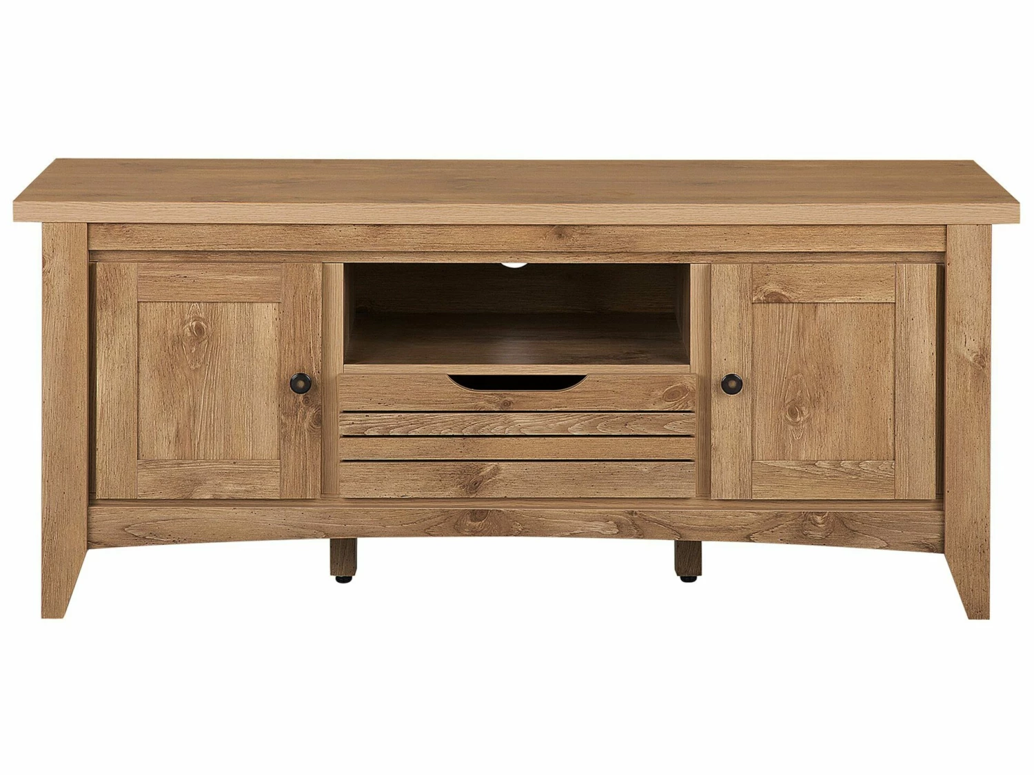 TV-Möbel Heller Holzfarbton Mit Schublade 138 X 43 X 60 Cm AGORA – Bild 7