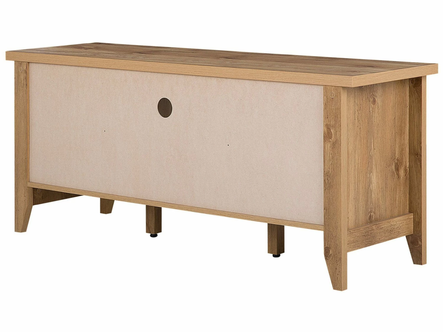 TV-Möbel Heller Holzfarbton Mit Schublade 138 X 43 X 60 Cm AGORA – Bild 8