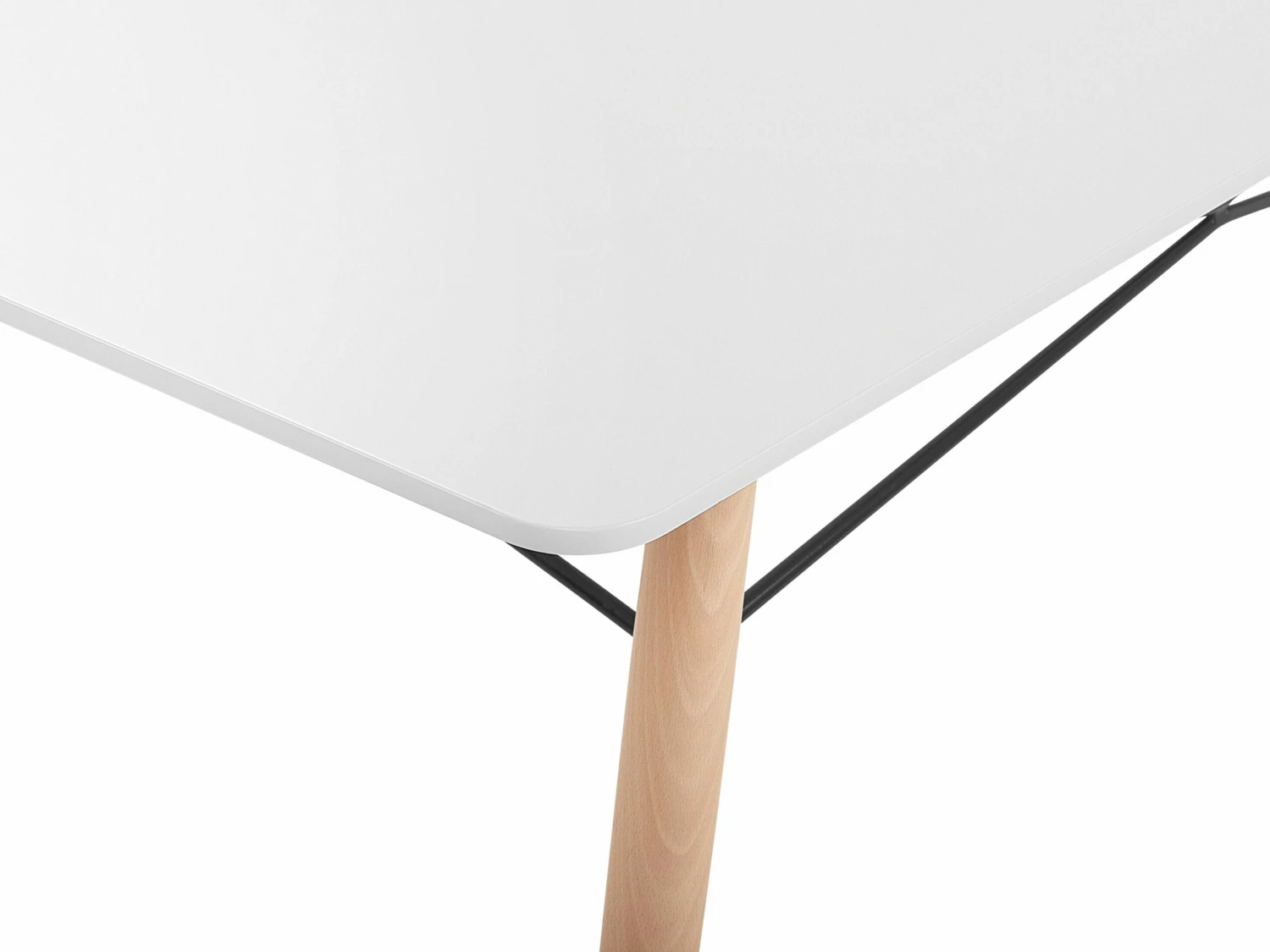 Esstisch Weiß 140 X 80 Cm BIONDI – Bild 7