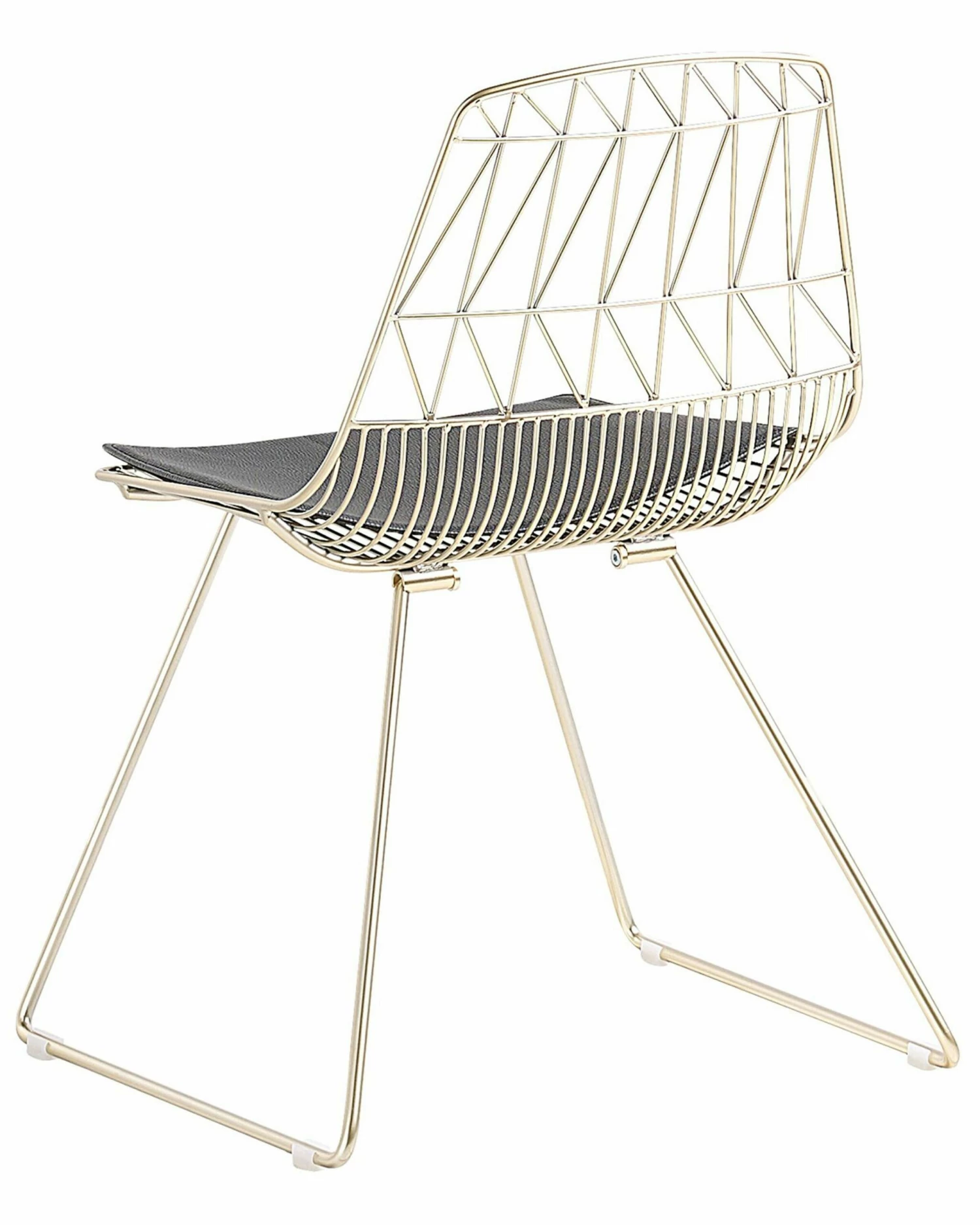 Metallstuhl Gold 2er Set HARLAN – Bild 6