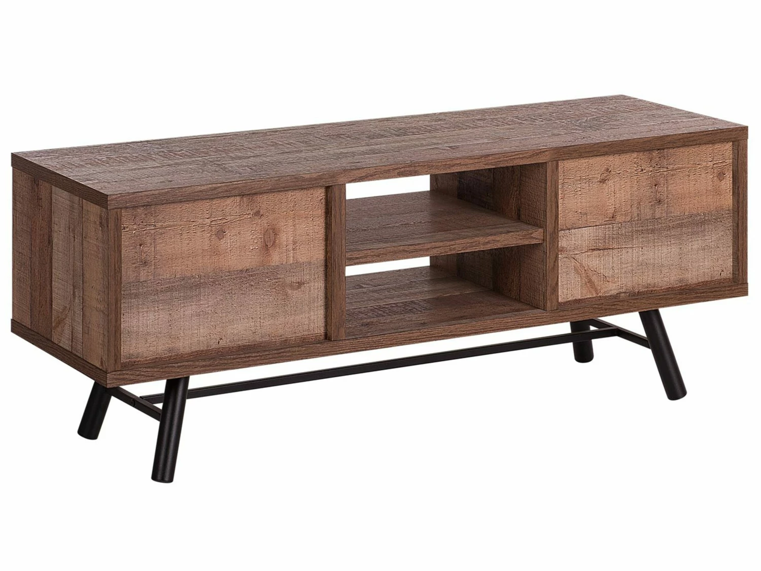 TV-Möbel Heller Holzfarbton Mit 4 Schubladen 127 X 40 X 51 Cm ATLANTA – Bild 6