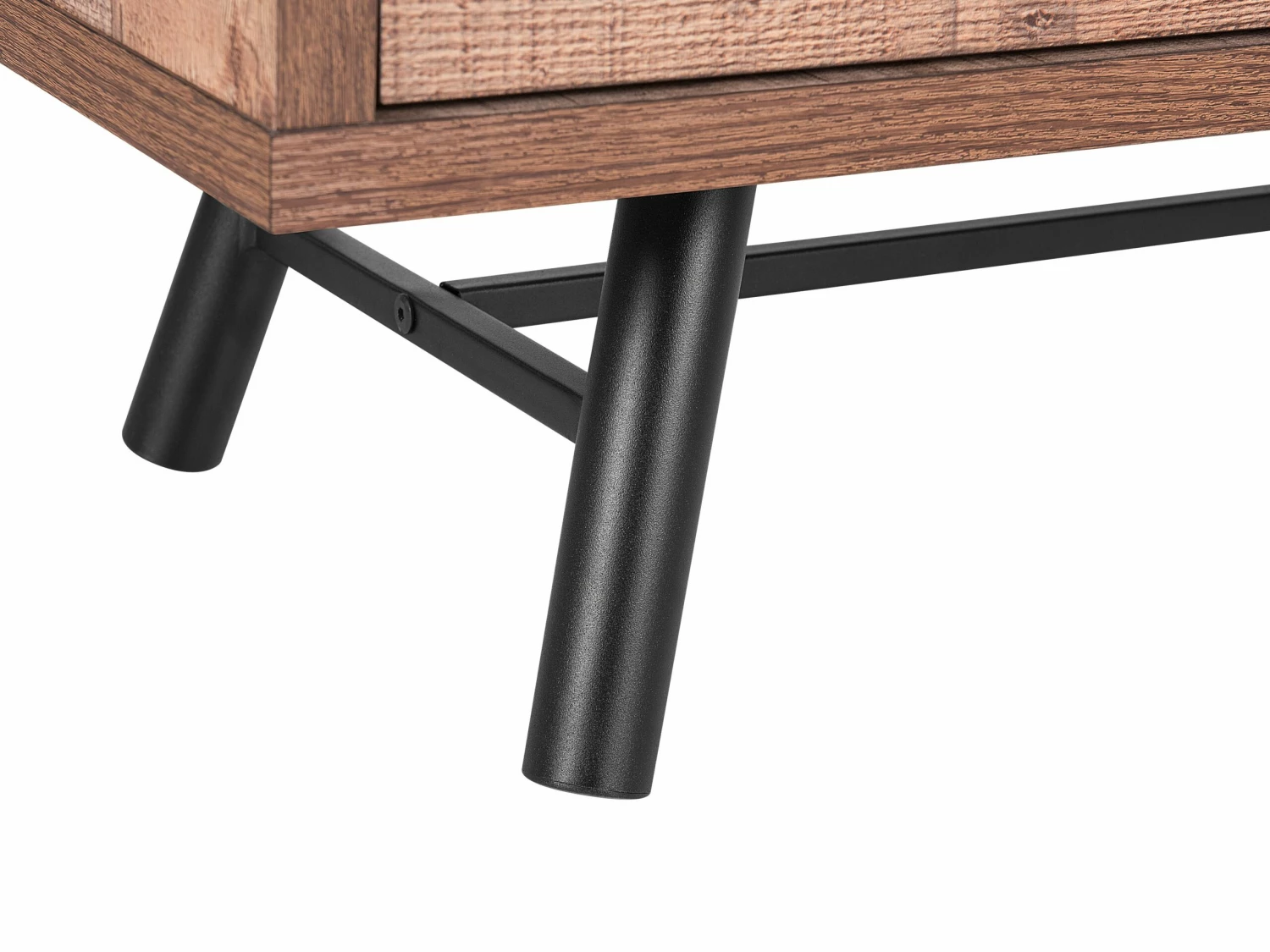 TV-Möbel Heller Holzfarbton Mit 4 Schubladen 127 X 40 X 51 Cm ATLANTA – Bild 9