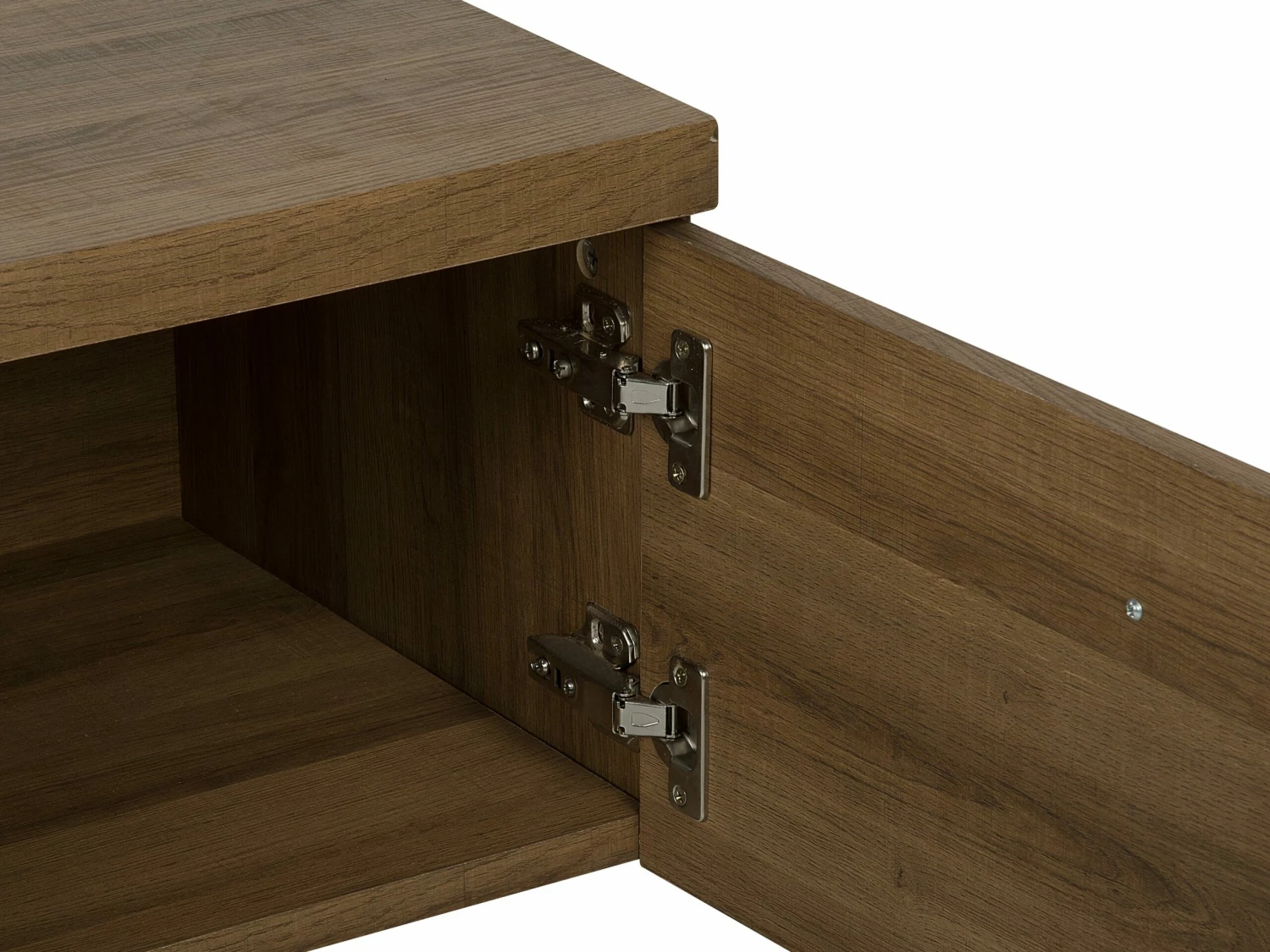 TV-Möbel Dunkler Holzfarbton 2 Türen 140 X 41 X 47 Cm TIMBER – Bild 8