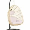 Hängesessel Mit Gestell ø 97 Cm Rattan Natürlich CASOLI