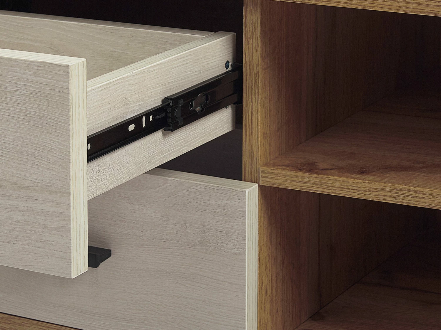 TV-Möbel Heller Holzfarbton 120 X 40 X 49 Cm FLORIDA – Bild 8