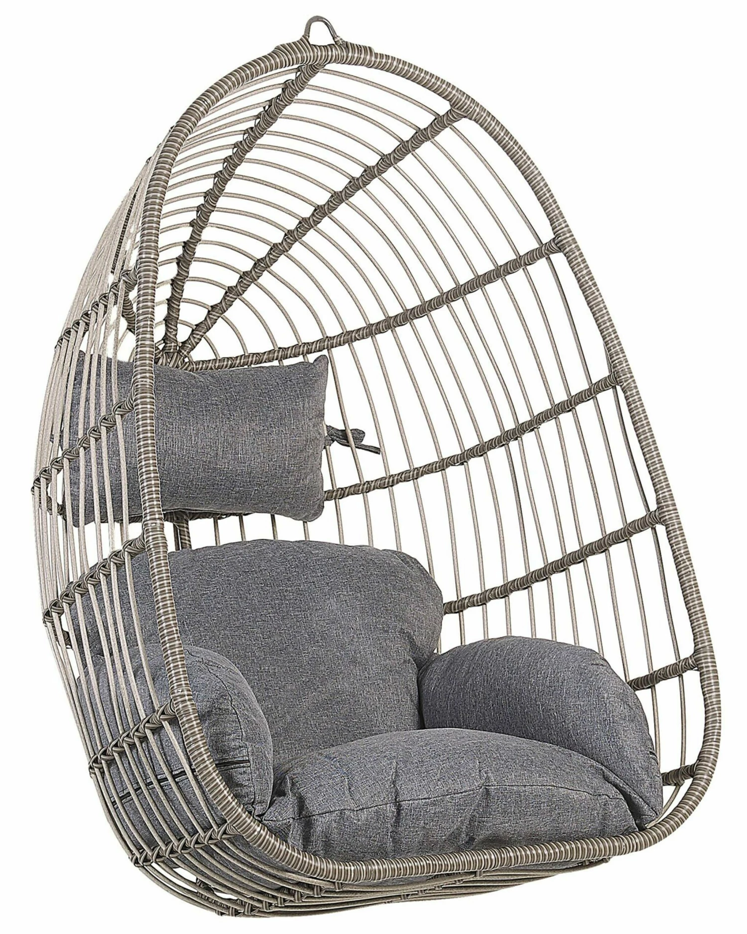Hängesessel Rattan Grau CASOLI