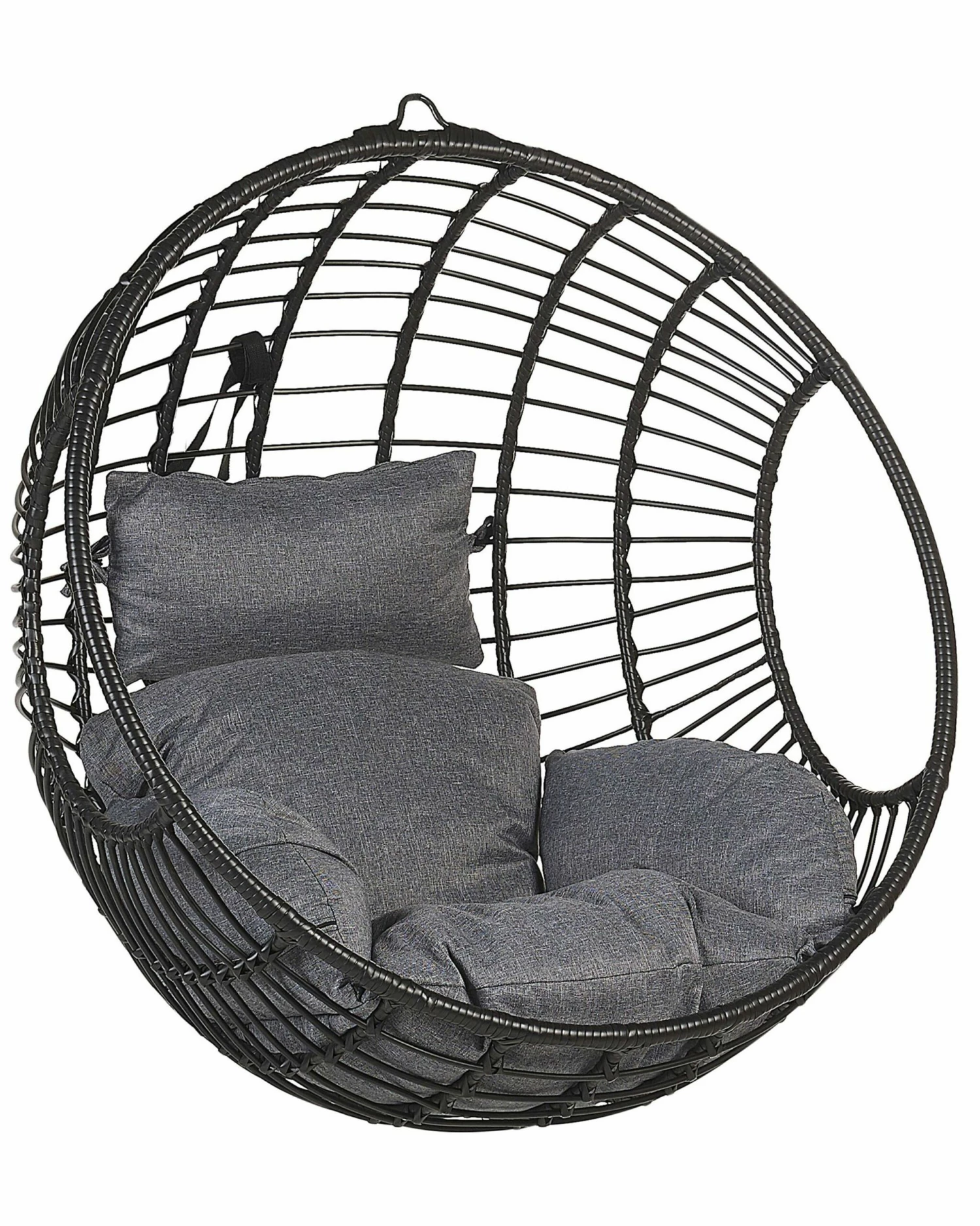 Hängesessel Rattan Schwarz ø 99 Cm ASPIO