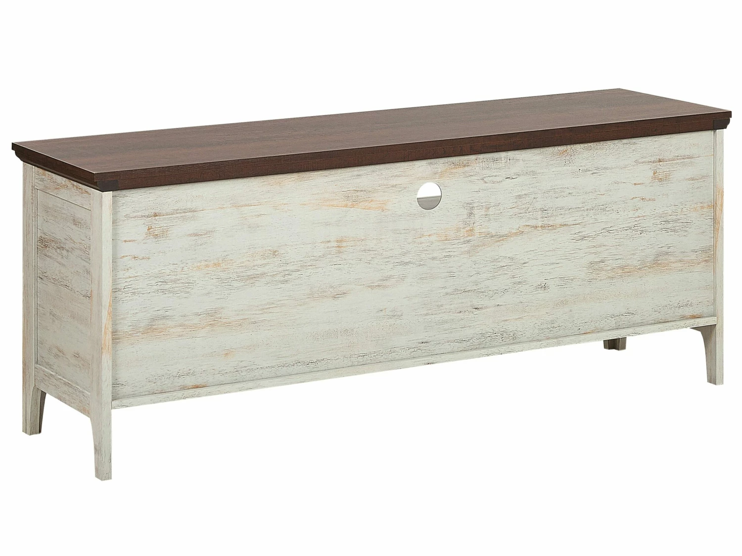 TV-Möbel Beige / Dunkler Holzfarbton 141 X 42 X 58 Cm MEDAN – Bild 6