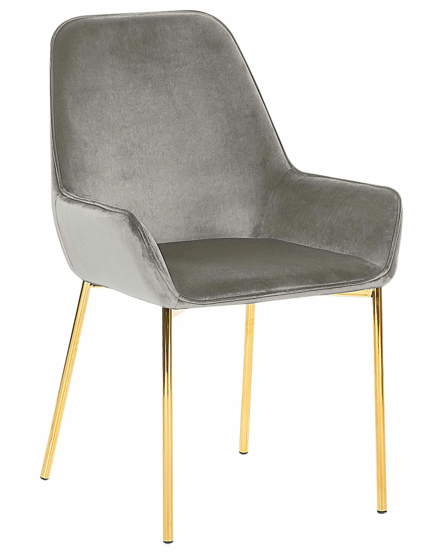 Esszimmerstuhl Samtstoff Grau 2er Set LOVERNA – Bild 4