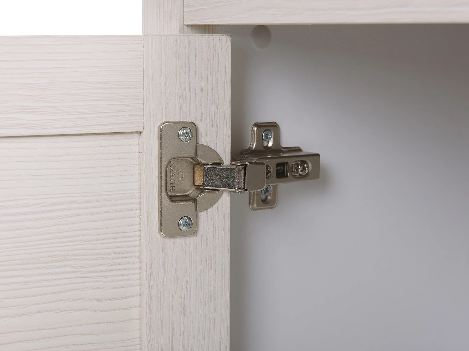 Sideboard Beige / Dunkler Holzfarbton 3 Schubladen Schrank KIRKLAND – Bild 10