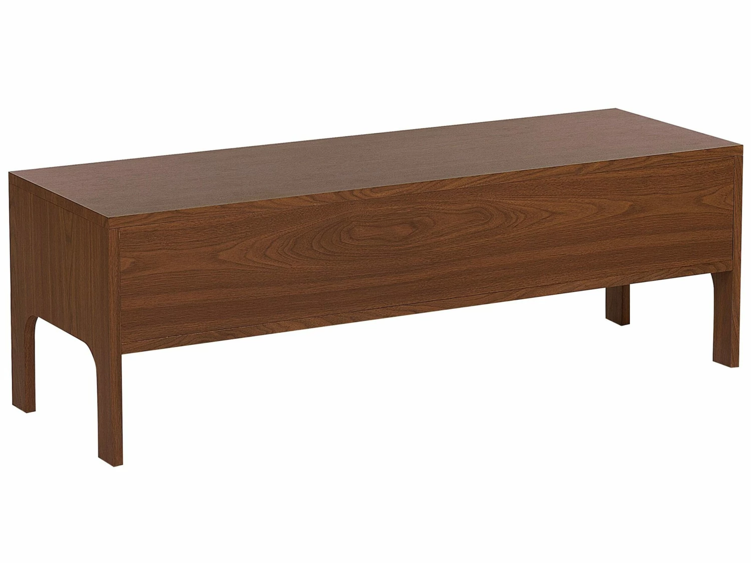 TV-Möbel Dunkler Holzfarbton Mit 2 Schubladen 120 X 40 X 40 Cm CORINA – Bild 5