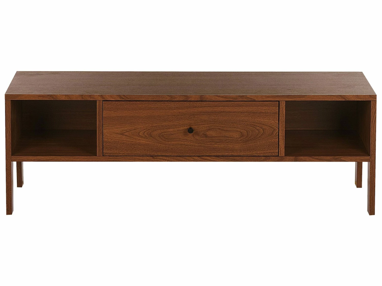 TV-Möbel Dunkler Holzfarbton Mit Schubalde 120 X 40 X 41 Cm CLINTON – Bild 4