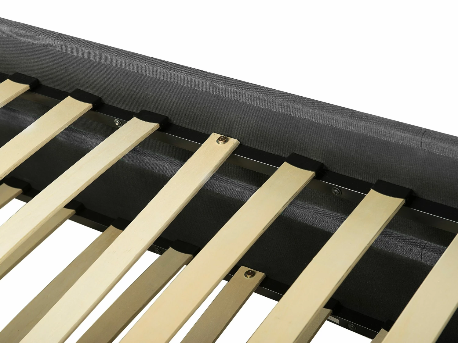 Tagesbett Ausziehbar Polsterbezug Dunkelgrau Leinenoptik Lattenrost 80 X 200 Cm MARMANDE – Bild 10