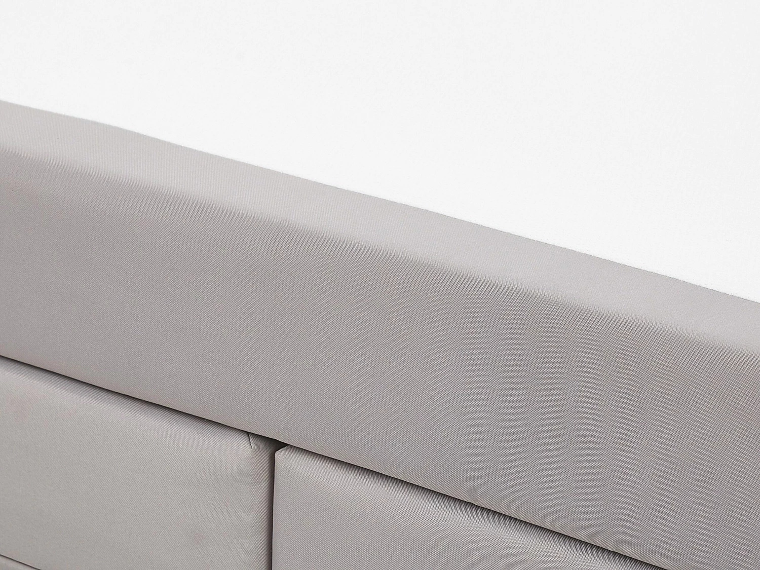 Boxspringbett Polsterbezug Mit Bettkasten Hochklappbar Hellgrau Verschiedene Größen MAGNATE – Bild 10