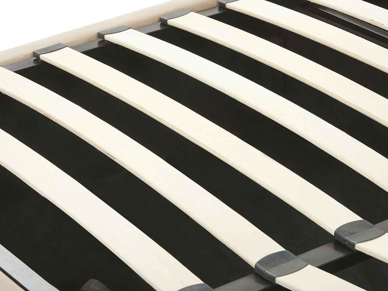 Polsterbett Samtstoff Beige Bettkasten Verschiedene Größen LUBBON – Bild 9