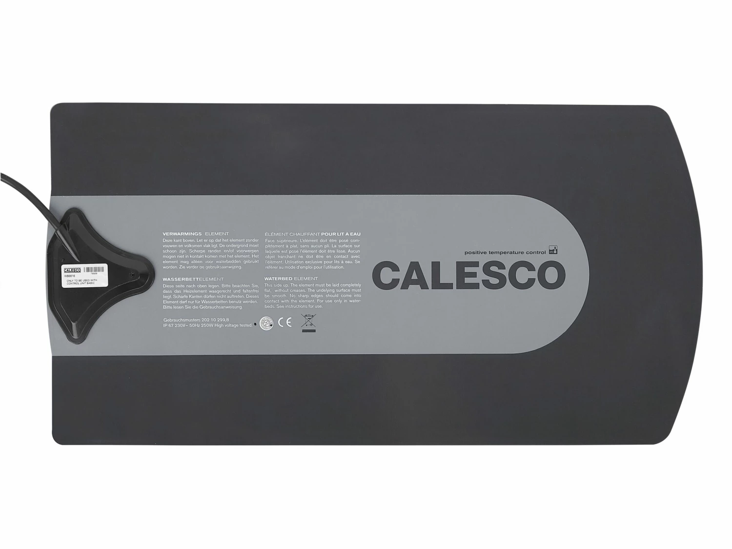 Wasserbett Leder Schwarz 180 X 200 Cm LAVAL – Bild 10