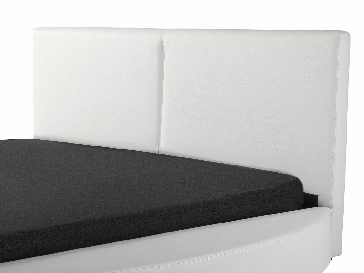 Wasserbett Leder Weiß 180 X 200 Cm LAVAL – Bild 3