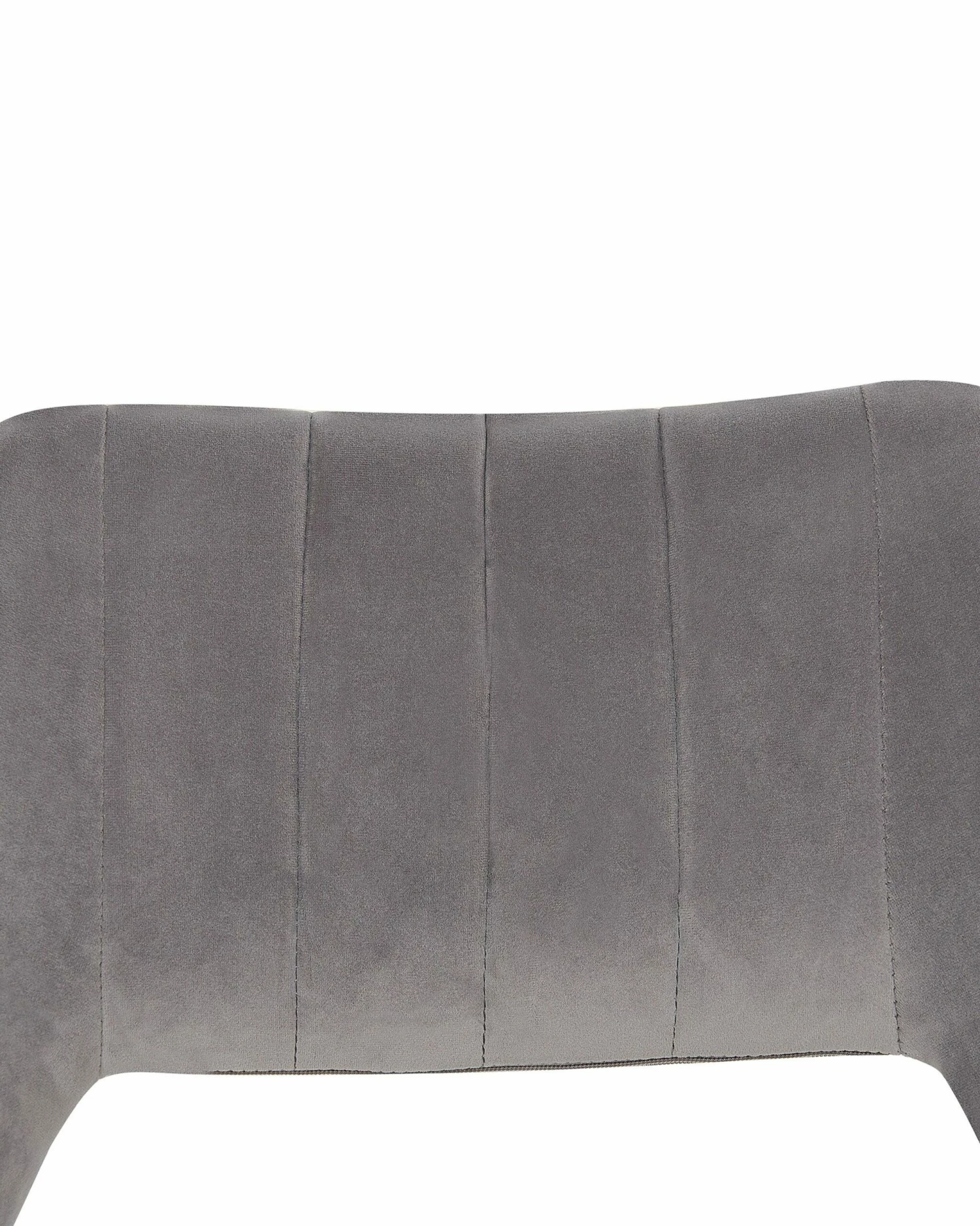 Esszimmerstuhl Samtstoff Grau 2er Set ANSLEY – Bild 6