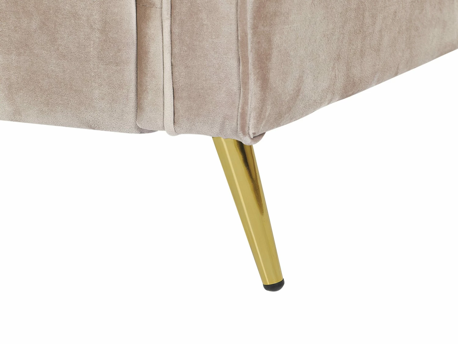 Sessel Samtstoff Taupe VIETAS – Bild 6