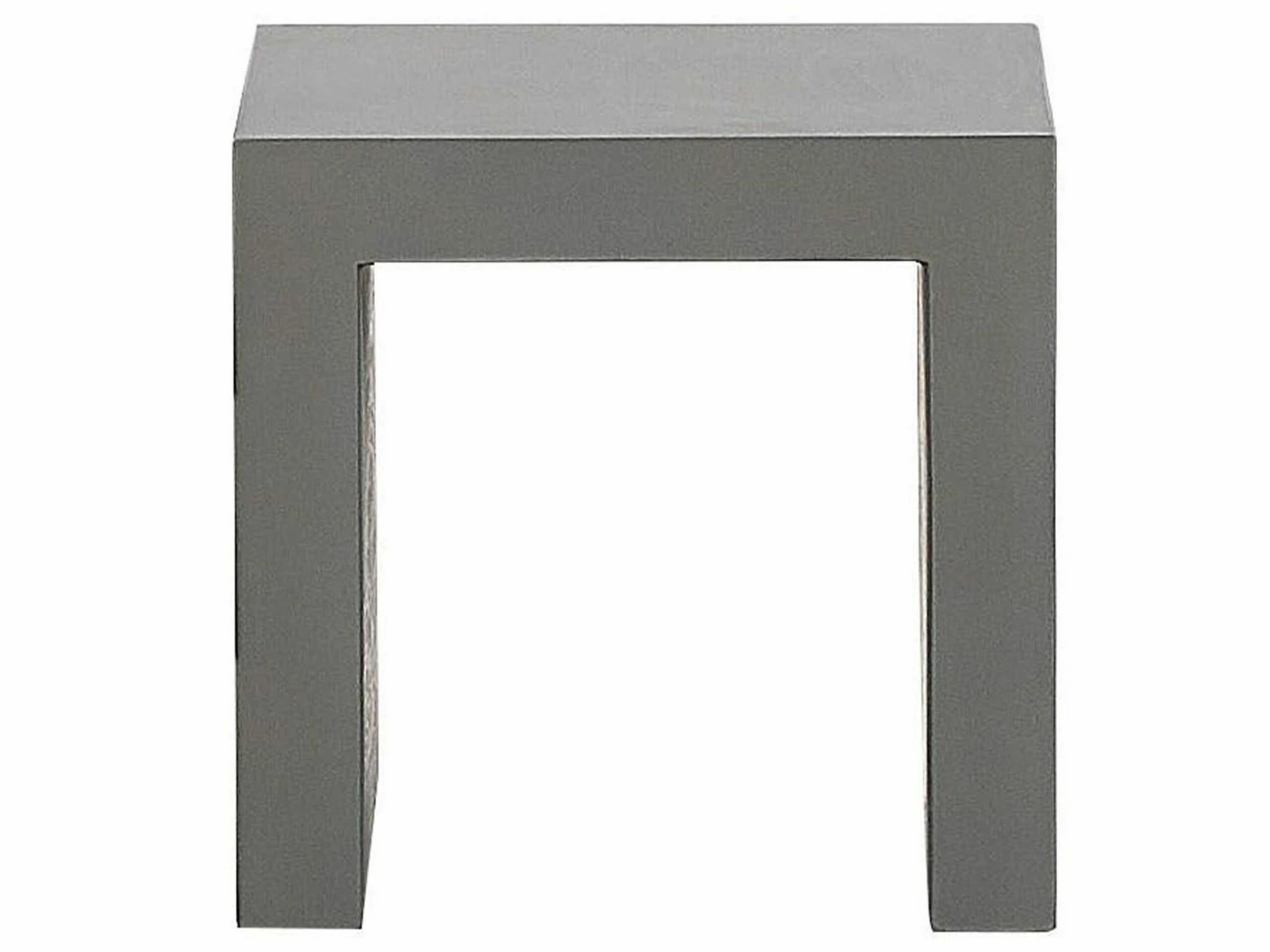 Gartenstuhl Beton Grau Matt U-Form 2er Set TARANTO – Bild 5