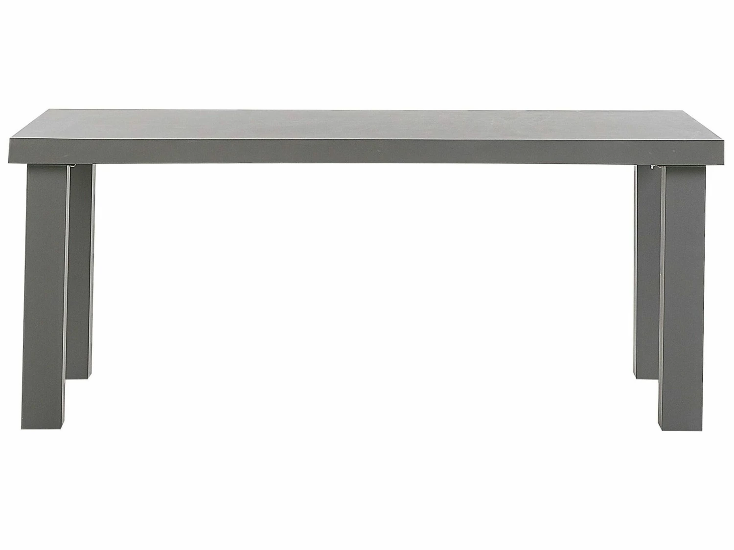 Gartenmöbel Set Beton Grau Tisch Mit 2 Bänken U-Form TARANTO – Bild 4