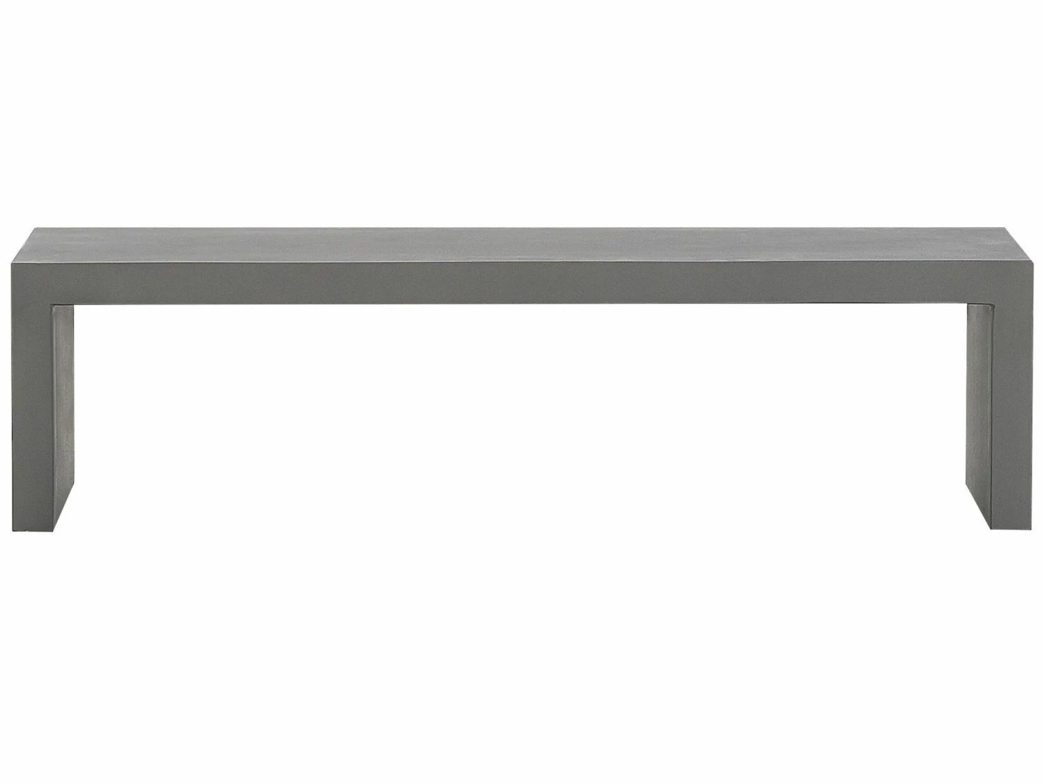 Gartenmöbel Set Beton Grau Tisch Mit 2 Bänken U-Form TARANTO – Bild 8