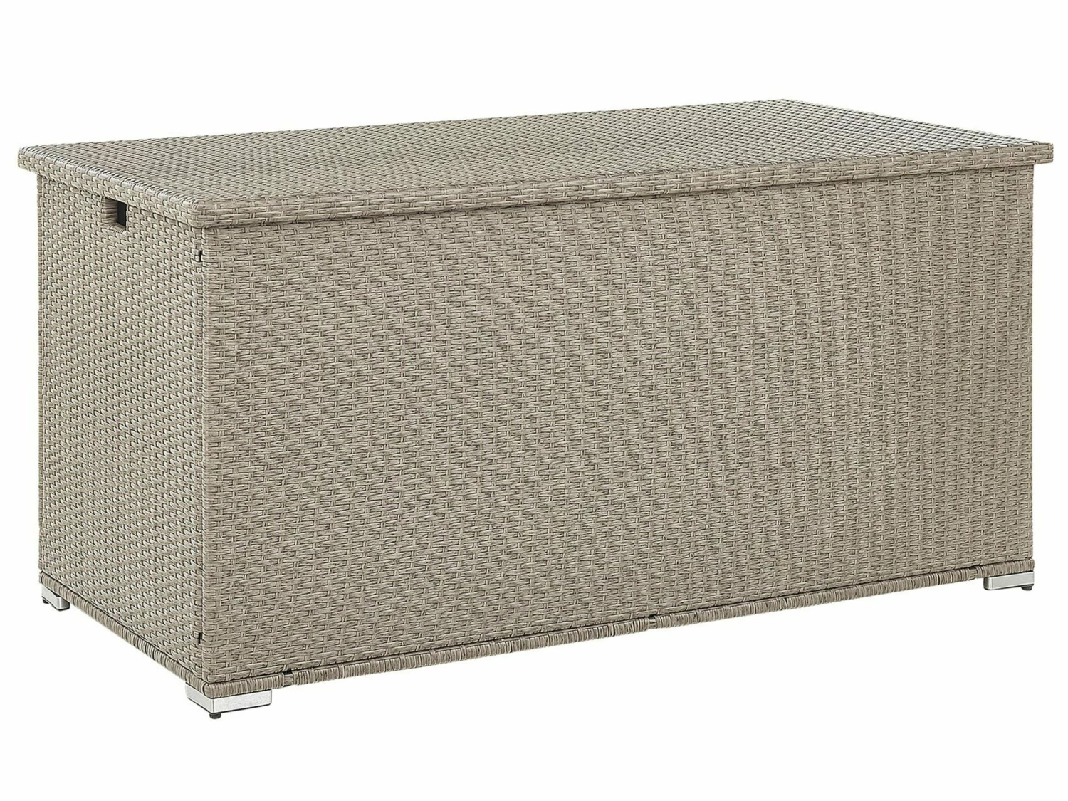 Auflagenbox Rattan Taupe 155 X 75 Cm MODENA – Bild 3