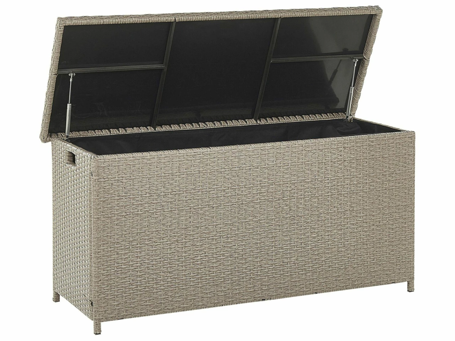 Auflagenbox Rattan Taupe 126 X 46 Cm MODENA