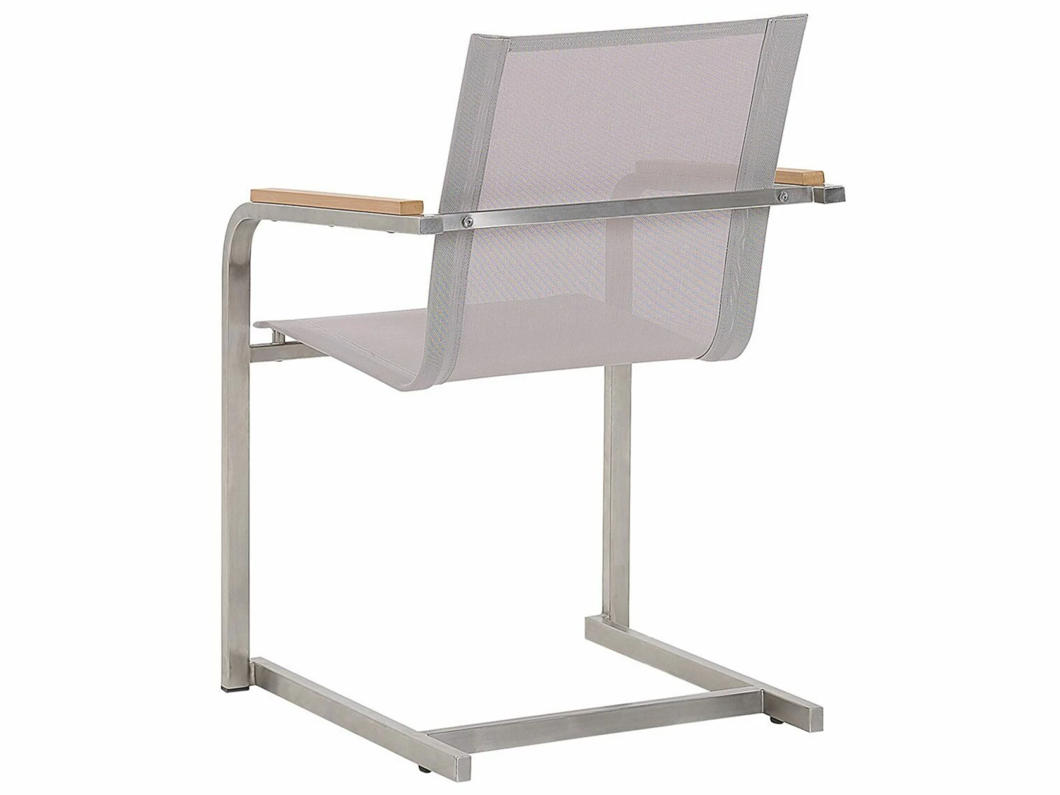 Gartenstuhl Edelstahl Beige 6er Set COSOLETO – Bild 6