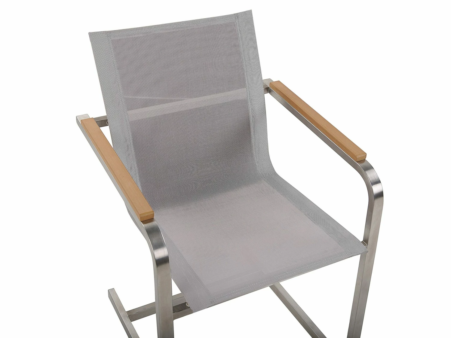 Gartenstuhl Edelstahl Beige 6er Set COSOLETO – Bild 7