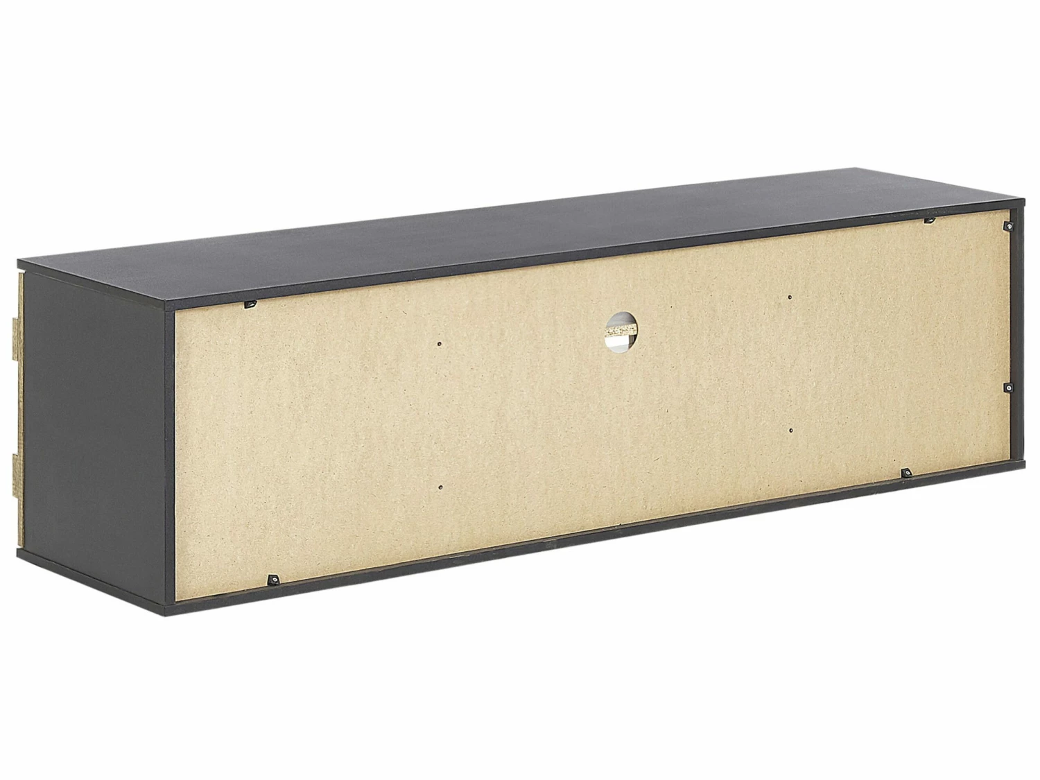 TV-Möbel Heller Holzfarbton / Schwarz 150 X 40 X 43 Cm SALTER – Bild 7