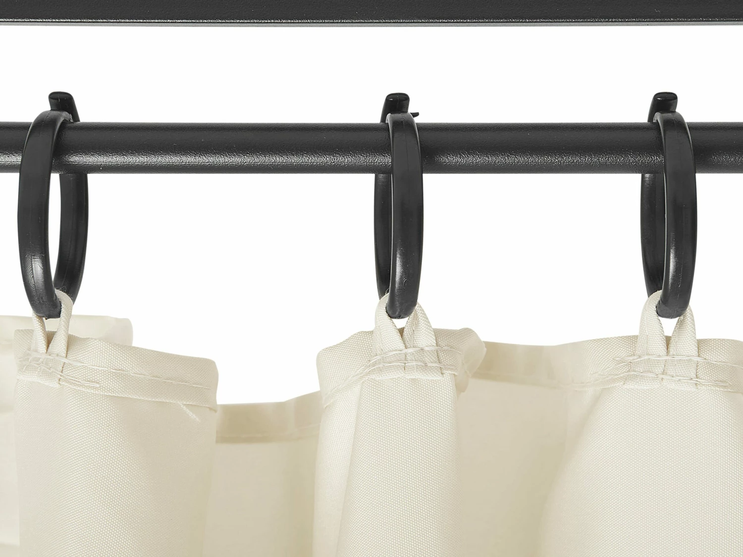 Pavillon Stahl Beige ⌀ 350 Cm PORTEL – Bild 5