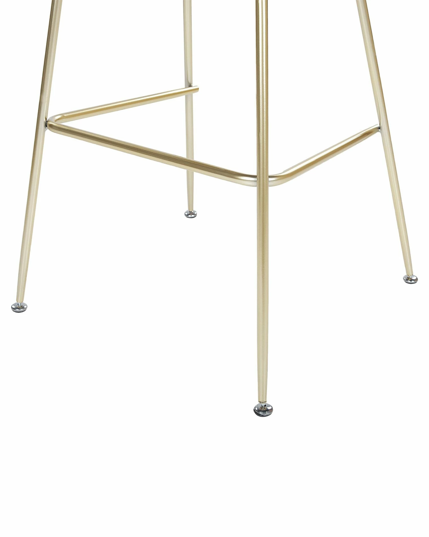 Barstuhl Samtstoff Rosa / Gold 2er Set ARCOLA – Bild 8