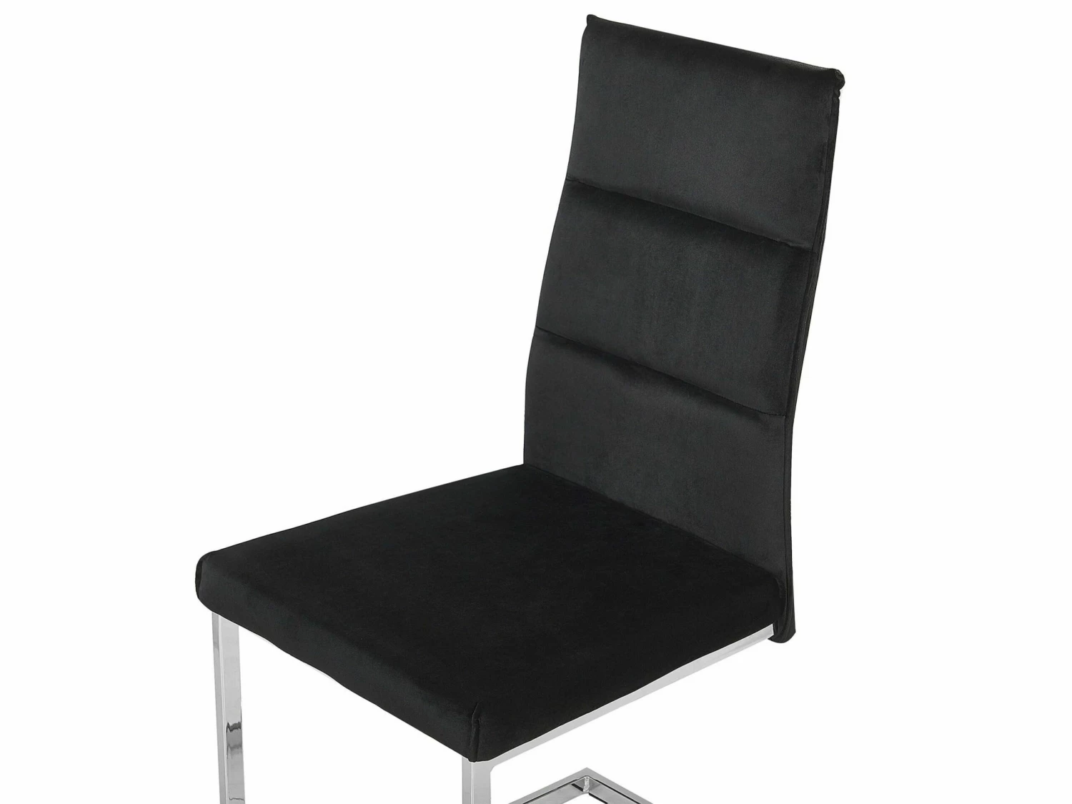 Esszimmerstuhl Samtstoff Schwarz 2er Set ROCKFORD – Bild 6