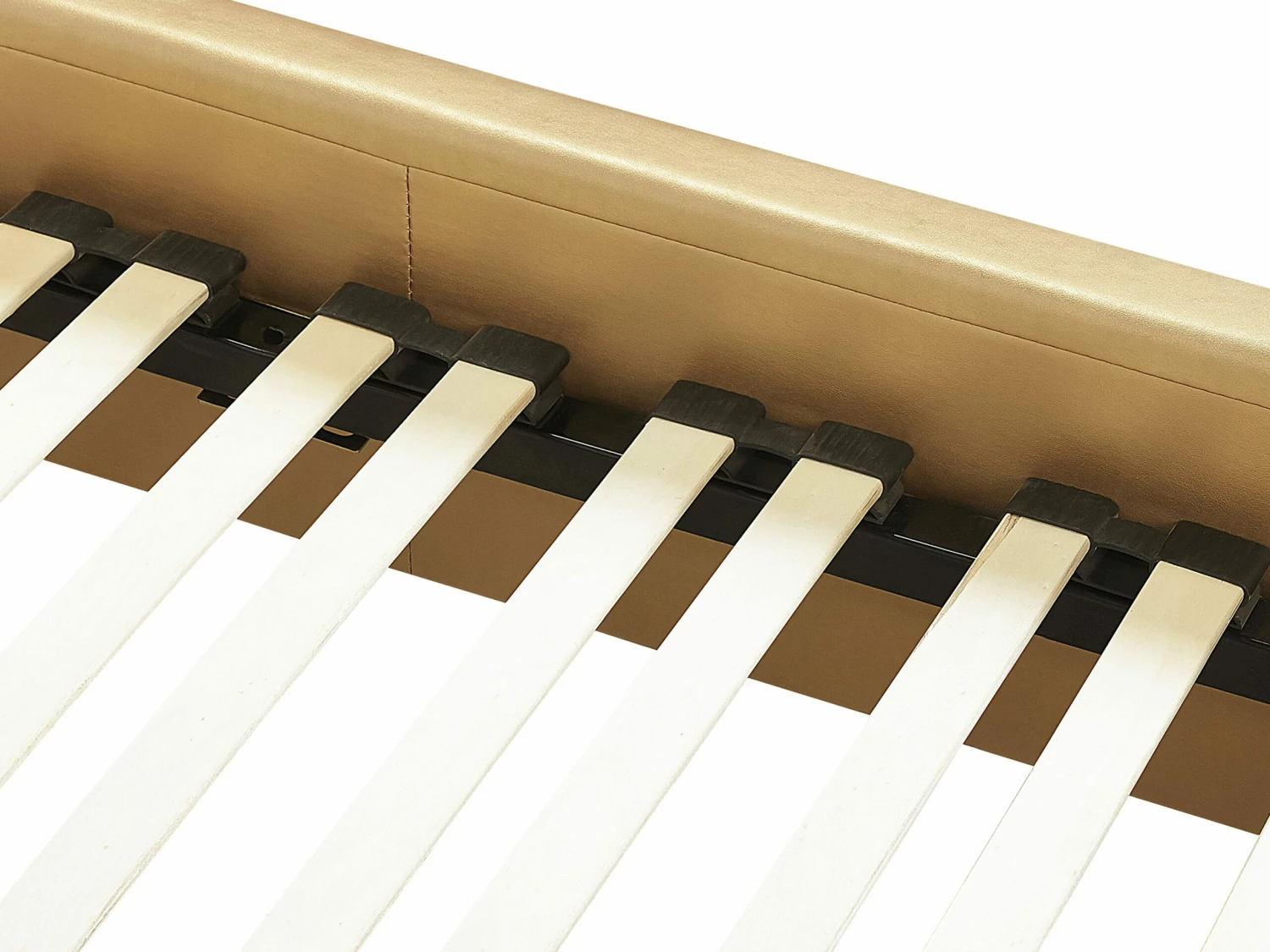 Lederbett Gold Verschiedene Größen PARIS – Bild 7